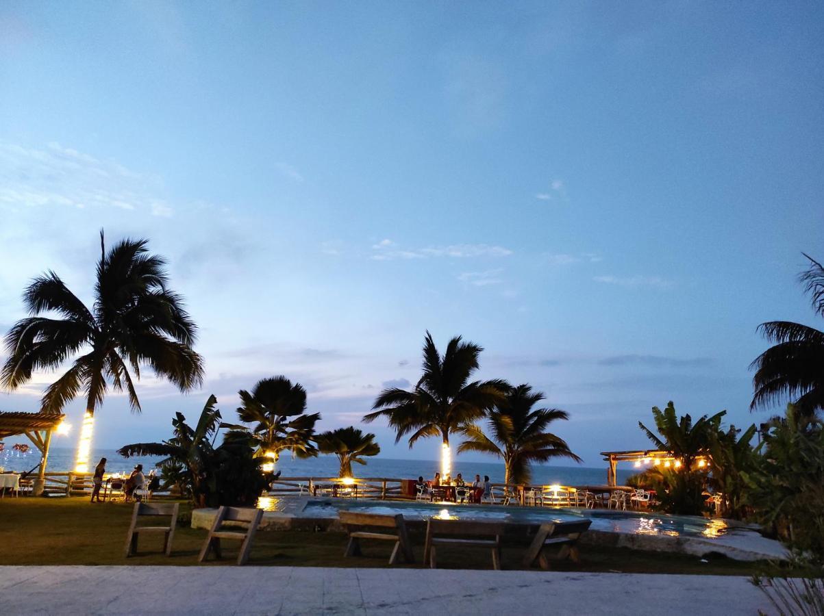 Caramba Hospedaje Hotel Tonsupa Bagian luar foto