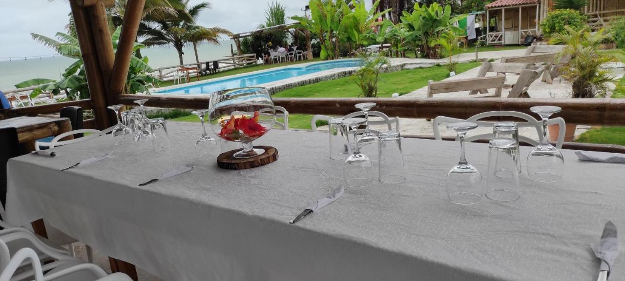 Caramba Hospedaje Hotel Tonsupa Bagian luar foto